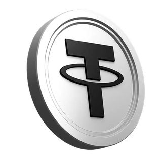 Tampilan grafik koin Tether USDT pada bagian informasi di platform